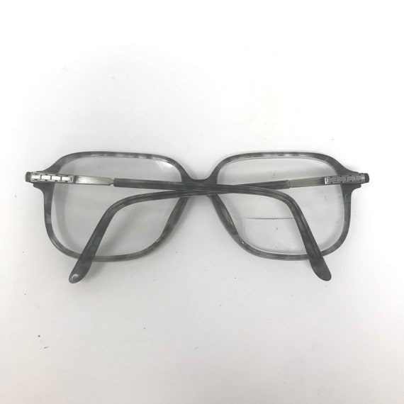 Vintage Mens Geek Eyeglasses Glasses Frames Grey … - image 6