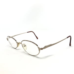 Vintage Ladies Oval Eyeglasses Glasses Frames Silver Eyeglasses Frame Retro