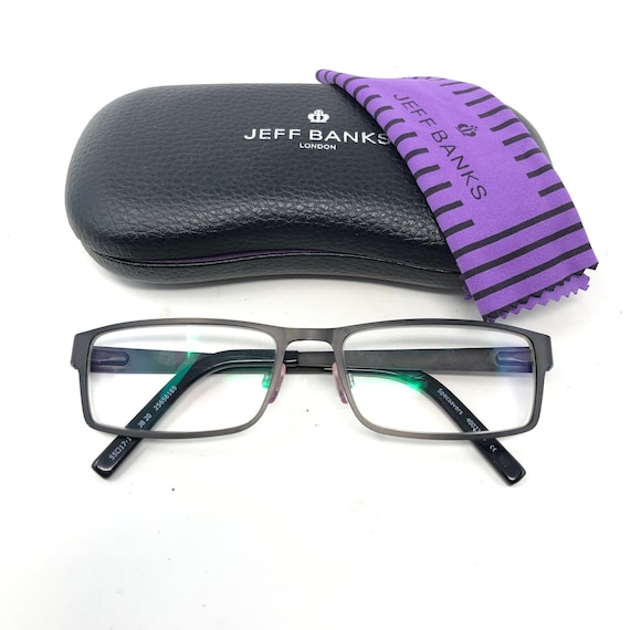 Vintage Jeff Banks JB20 Eyeglasses Glasses Frames Bla… - Gem