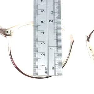 Vintage Specsavers MC-616 glasögonbåge röd rund panto begagnade glasögonbågar retro bild 8