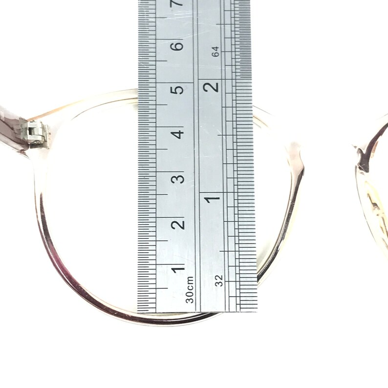 Vintage Specsavers MC-616 glasögonbåge röd rund panto begagnade glasögonbågar retro bild 8