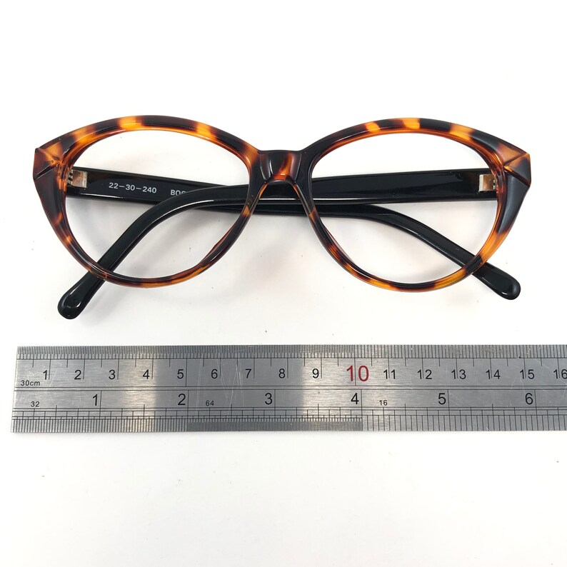 Vintage Boots 24J Eyeglasses Glasses Frame Brown Cat Eye Used Etsy