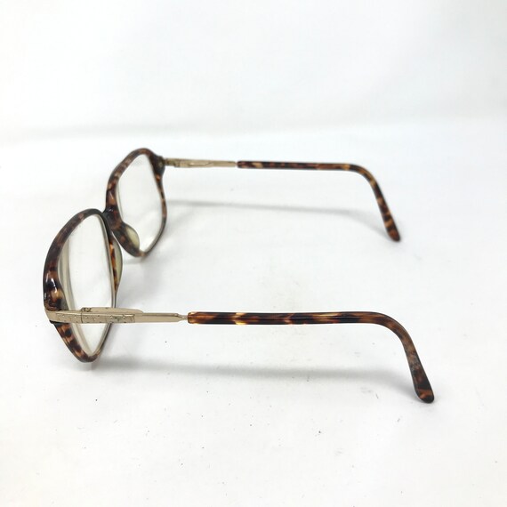 Vintage Mens Eyeglasses Glasses Frames Brown Tort… - image 3