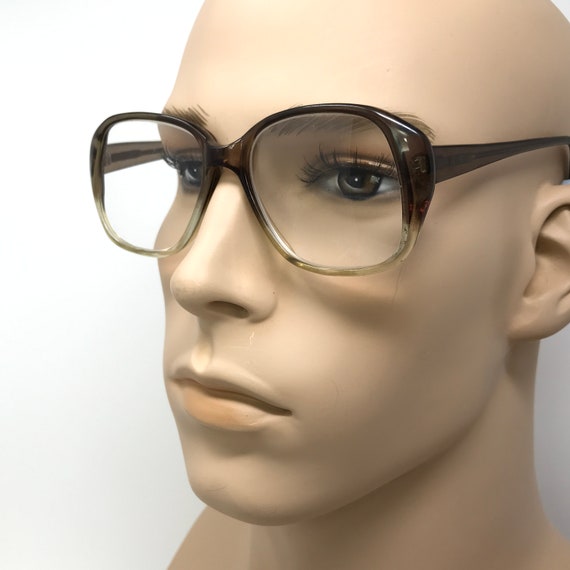 Vintage Adam Eyeglasses Glasses Frame Clear Brown… - image 2