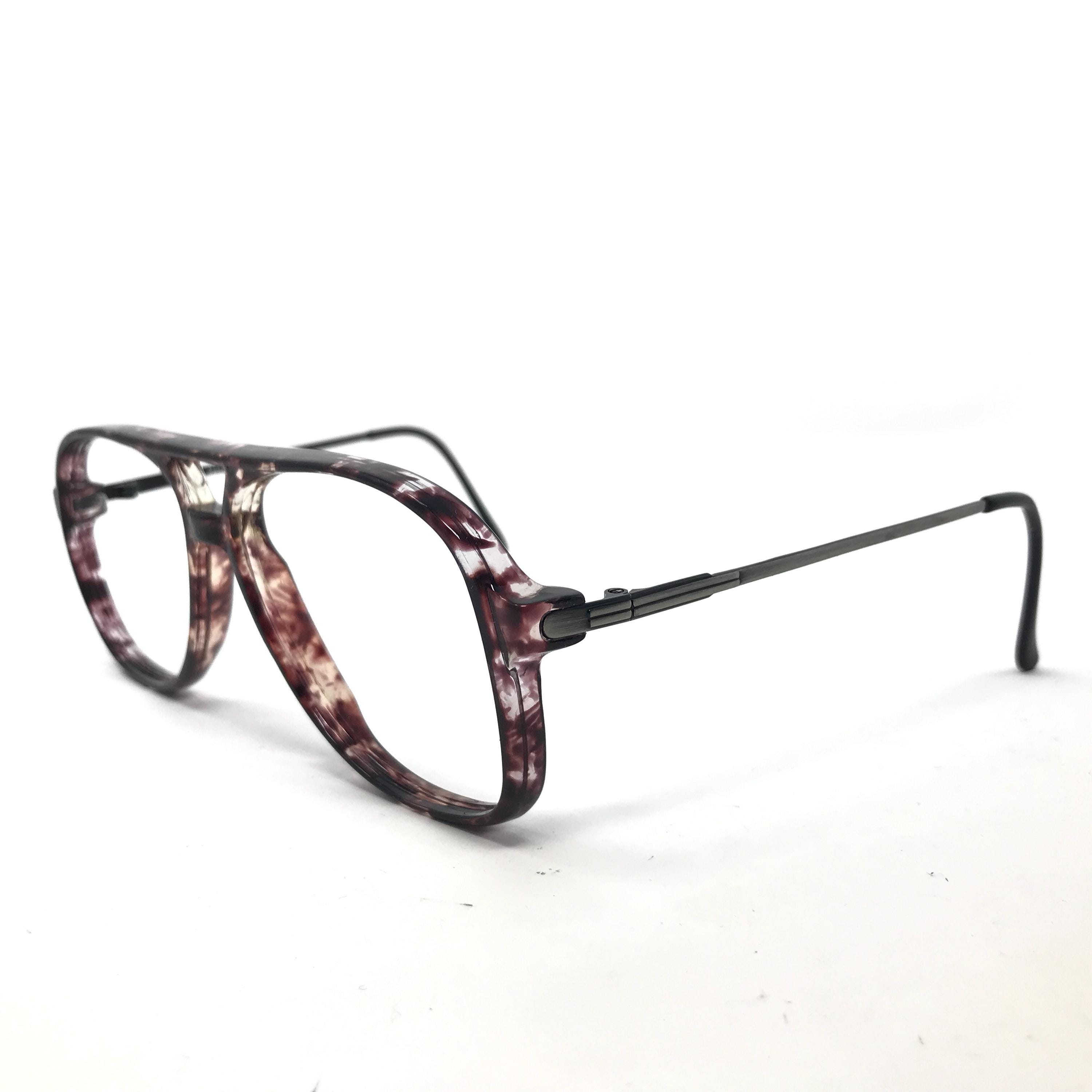 Vintage Specsavers FM Eyeglasses Glasses Frames Purple Pilot Eyeglasses Frame Retro