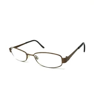 Vintage Specsavers Juanita Eyeglasses Glasses Frames Bronze Oval Eyeglasses Frame Retro