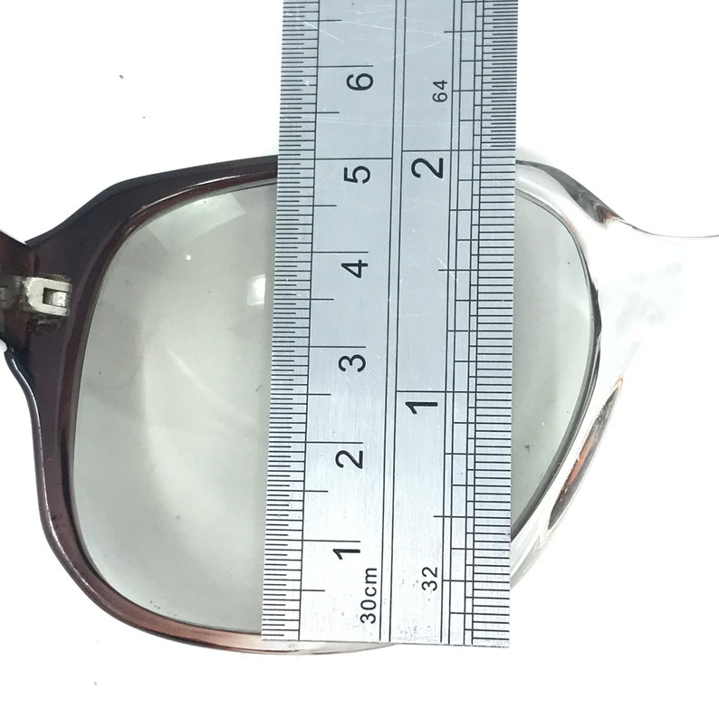 Vintage Specsavers Oscar glasögonbågar bruna nördiga glasögonbågar retro bild 8