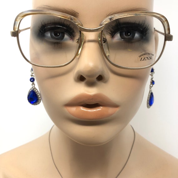 Vintage MS Designs Lisa Eyeglasses Glasses Frame Bron… - Gem