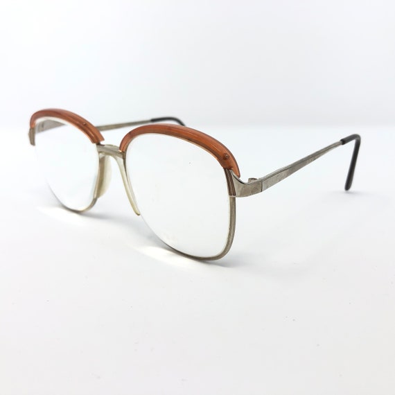 Vintage Athena Eyeglasses Glasses Frames Brown Br… - image 1