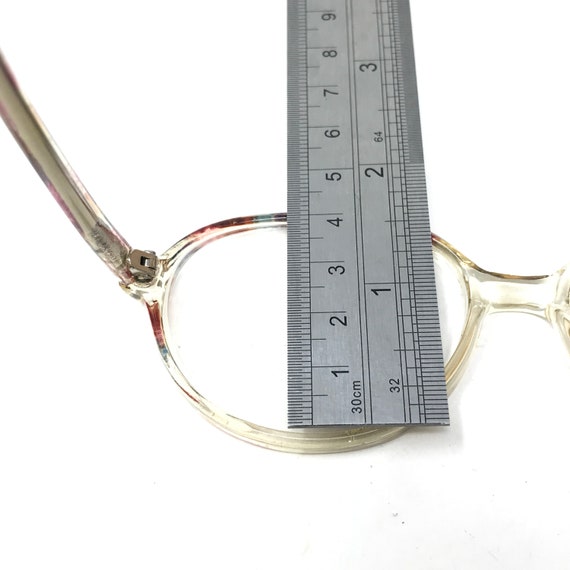 Vintage Dunelm Eyeglasses Glasses Frame Clear Pin… - image 8