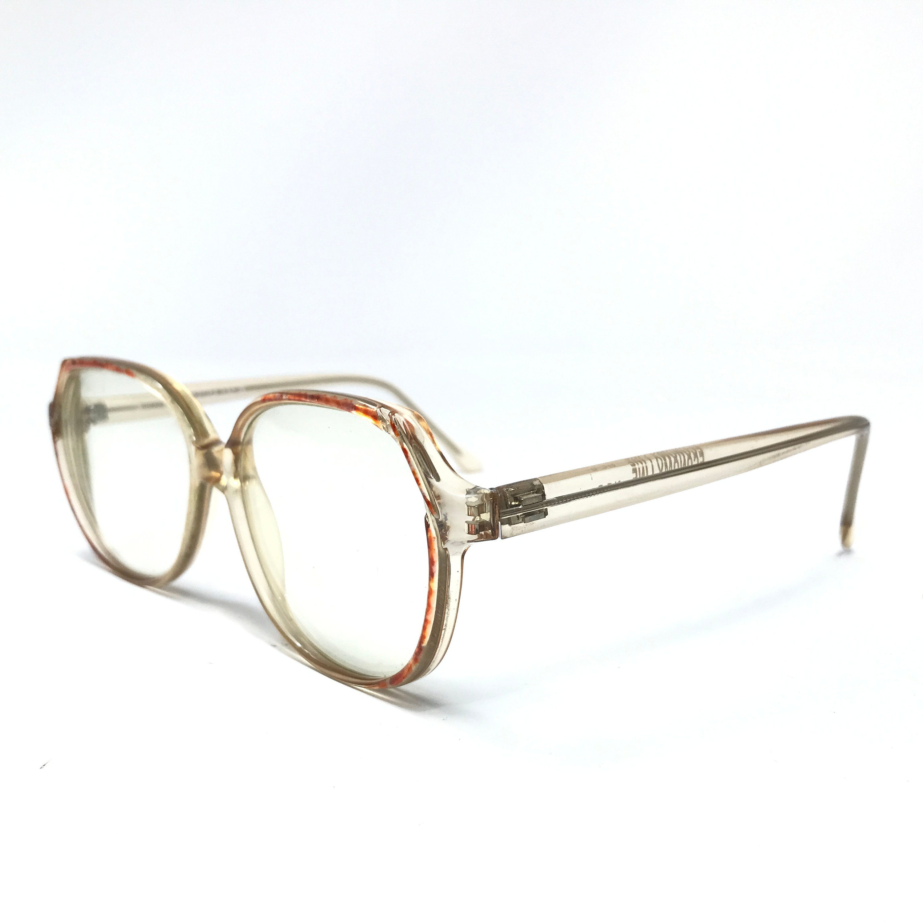 Vintage Nigura Economy Line N0022 Eyeglasses Glasses Frames Orange