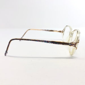 Vintage Specsavers Grace glasögonbågar genomskinliga fyrkantiga glasögonbågar retro bild 4