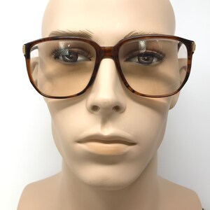 Vintage B. Montparnasse Nutri Eyeglasses Glasses Frame Brown Square Used Eyeglass Frames Retro Spain