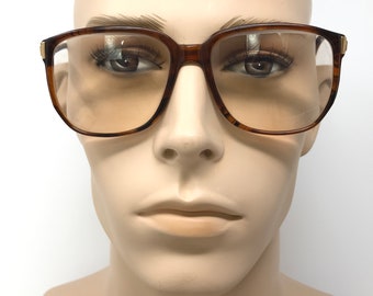 Vintage B. Montparnasse Nutri Eyeglasses Glasses Frame Brown Square Used Eyeglass Frames Retro Spain