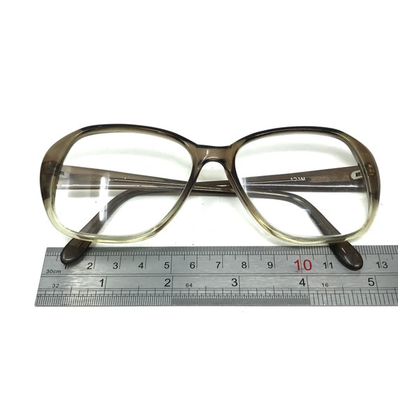 Vintage Adam Eyeglasses Glasses Frame Clear Brown… - image 8