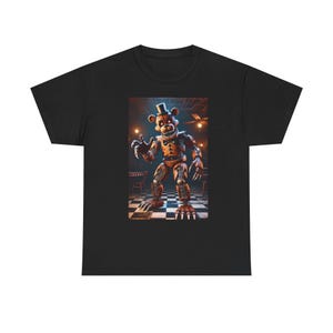Freddy Fazbear T-Shirt: Five Nights at Freddy&#39;s Gamer Tee