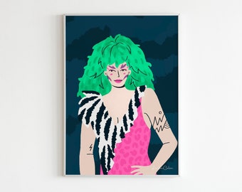 Pizzazz The Misfits from Jem & The Holograms - A4 - A3 print