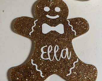 Personalised Gingerbread Hanging Christmas Decoration