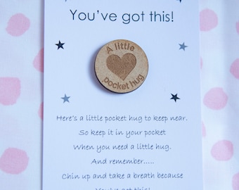 You’ve got this Hug Token Pocket Hug Gift Pick-Me-Up Gift