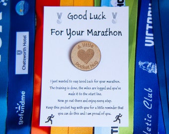 Good Luck For Your Marathon Pocket Hug Pick Me Up Gift