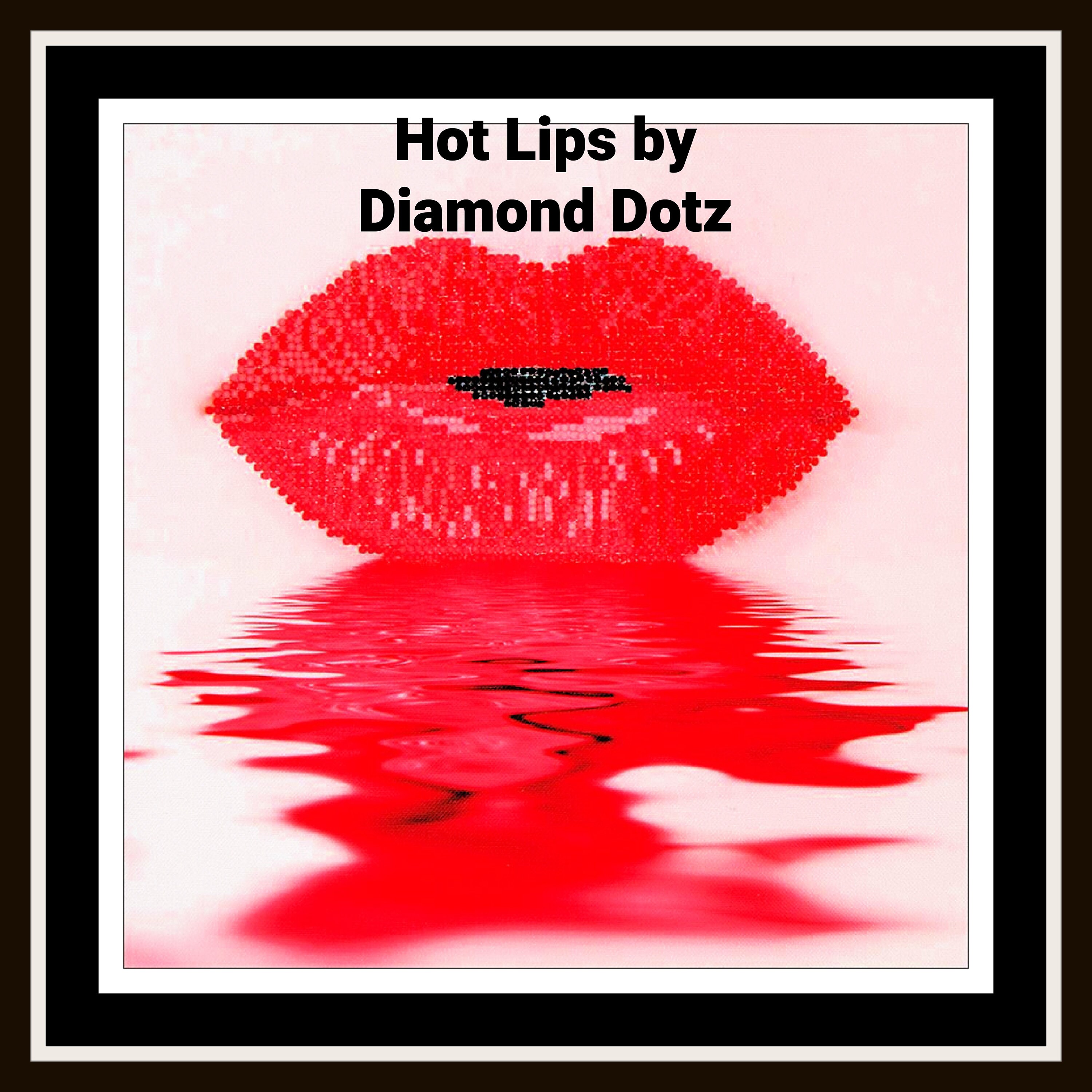 Hot Lips Diamond Dotz-diamond Embroidery Facet Art Kit 12x12 - Etsy Canada
