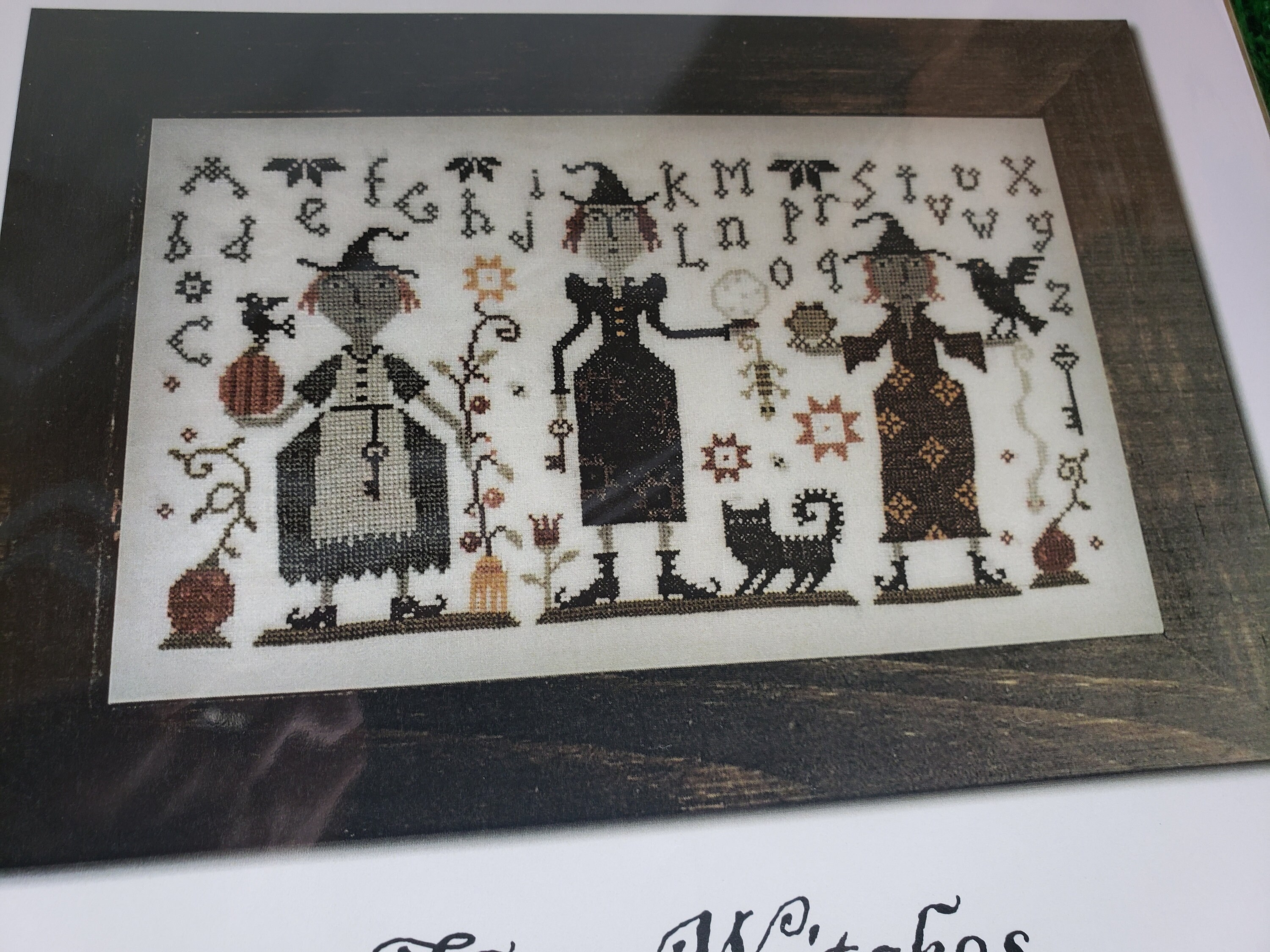 Three Witches Halloween Cross Stitch Pattern by Barbara Ana Etsy