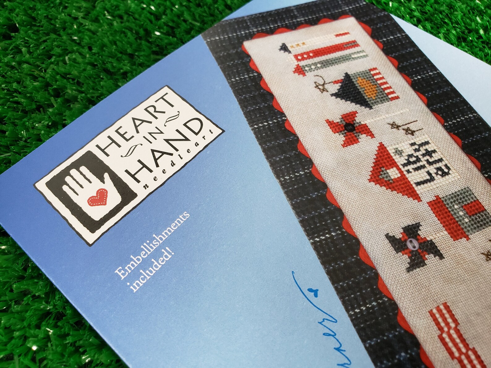 Patriotic Tiny Town Cross Stitch Pattern by Heart In Hand | Etsy