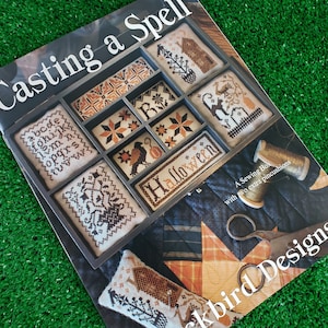 Casting A Spell Cross Stitch Pattern from Blackbird Designs - Halloween