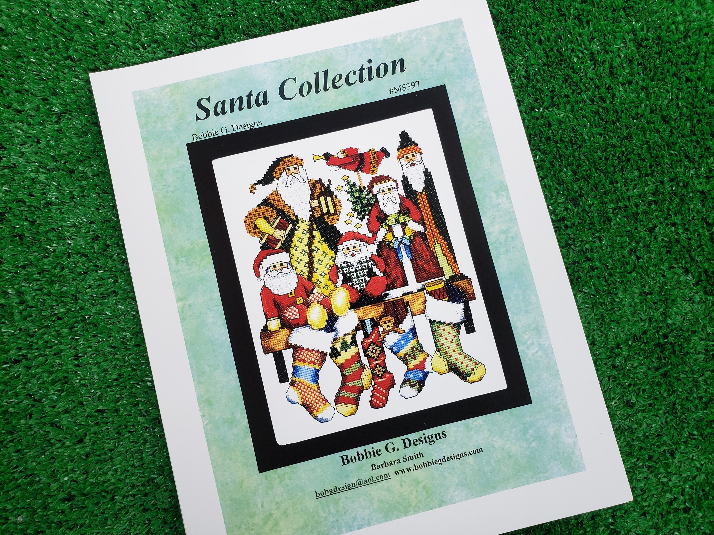 Santa Collection Cross Stitch Pattern by Bobbie G. Designs - Etsy