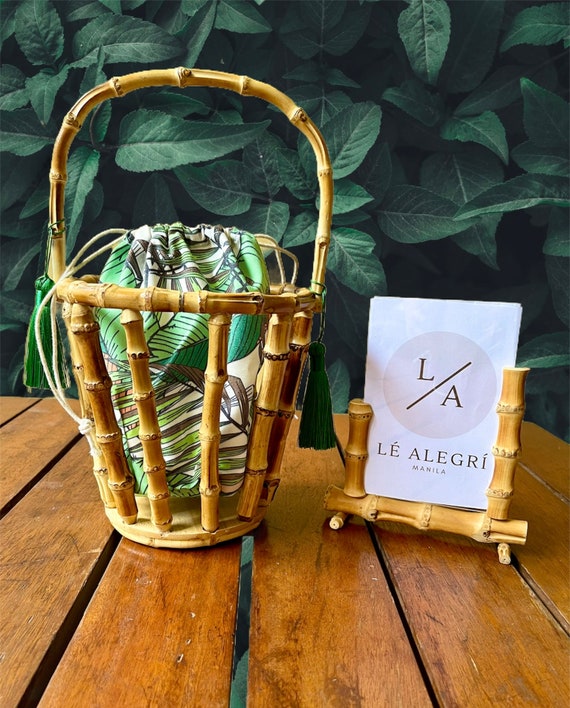Bamboo Bucket Bag