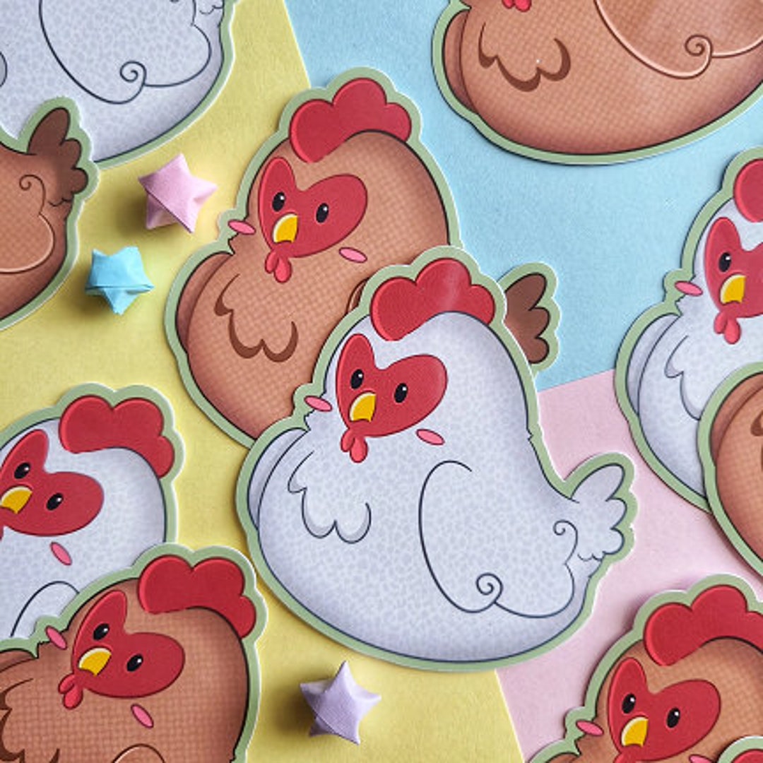 Cottage Hen Sticker - Etsy