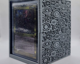 MTG Commander (EDH) Showcase Deck Box - Gear Pattern