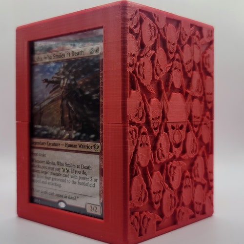 MTG Commander EDH Showcase Deck Box Trees Etsy