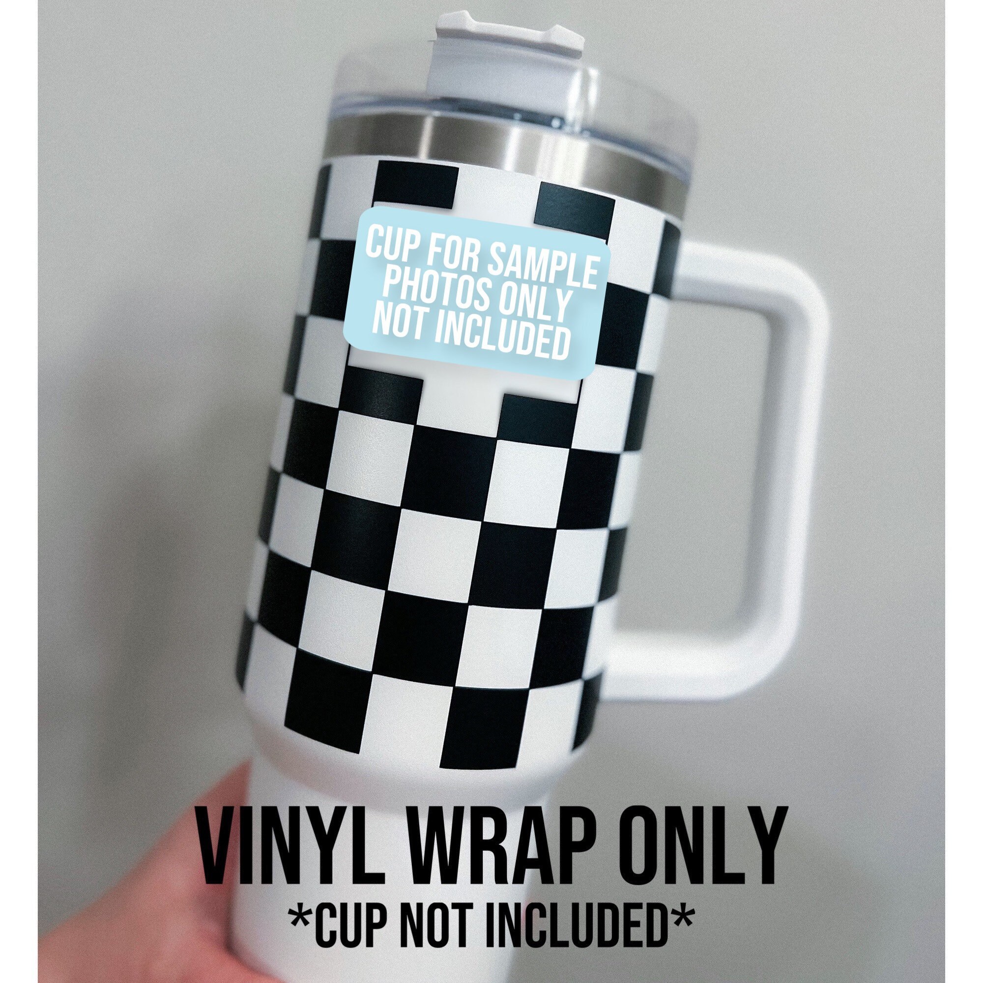 40oz Tumbler Permanent Vinyl Wrap Cow Print Wrap Vinyl Wrap Trek Decal Cup  NOT Included Simple Modern Cup Decal 