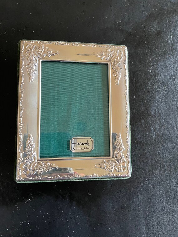 Vintage Sterling Silver Photo Frame 2.5 x 3.5 Etsy