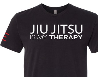 Jiu-Jitsu is my Therapy - BJJ Inspirational Premium Shirt