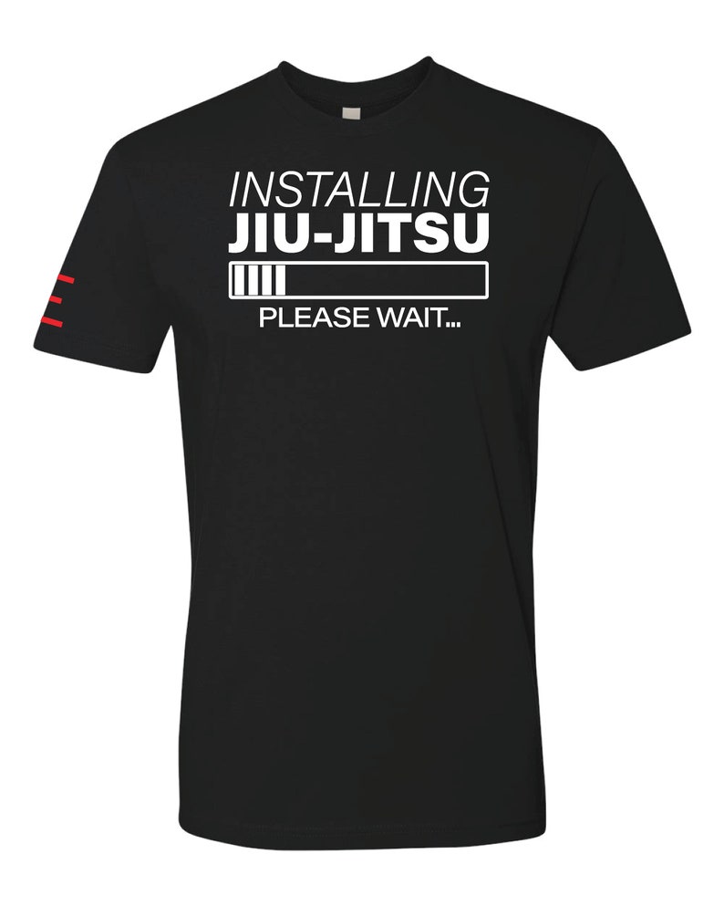 Installing Jiu-jitsu Status Bar Please Wait BJJ Funny Meme Premium T ...