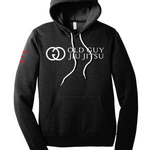 Old Guy Jiu-Jitsu Fleece Lightweight Hoodie   Premium BJJ Apparel for Experienced Grapplers