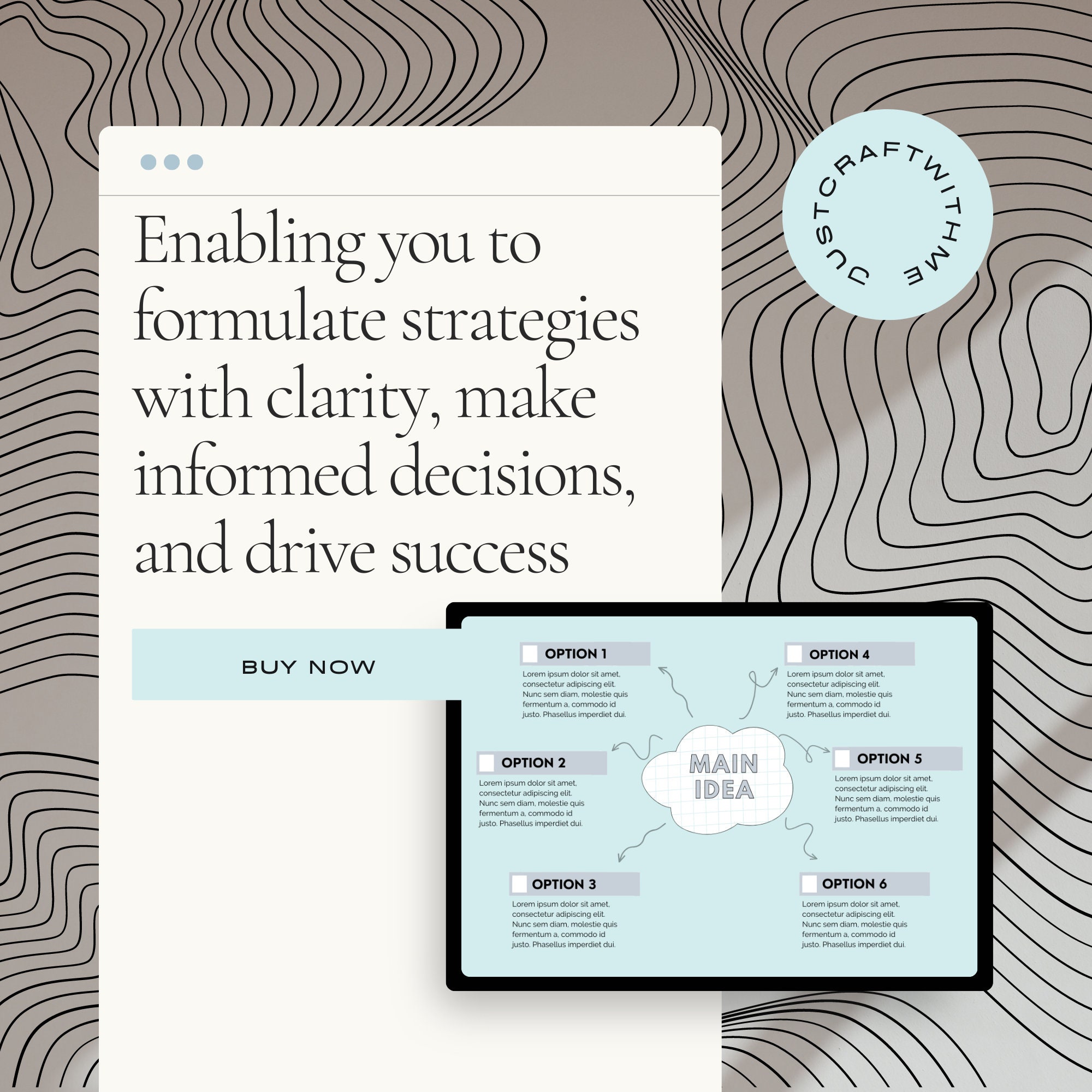 Strategy Concept Mapping | Unleash Your Inner Mastermind! - Etsy