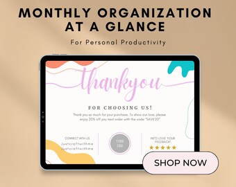 Editable Business Thank You Card - Gratitude Galore!