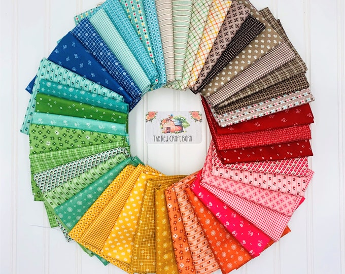 Prim Fat Quarter Bundle by Lori Holt for Riley Blake - 42 Pieces 18 X ...