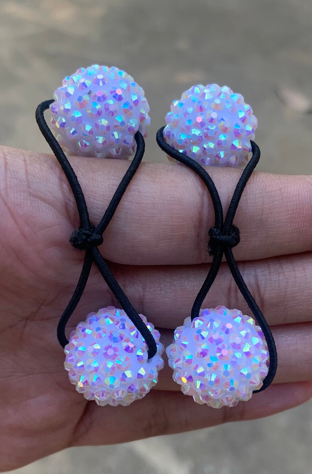 Bling Hair Bobbles/hair Knockers/hair Balls/hair Ballies/girl Etsy