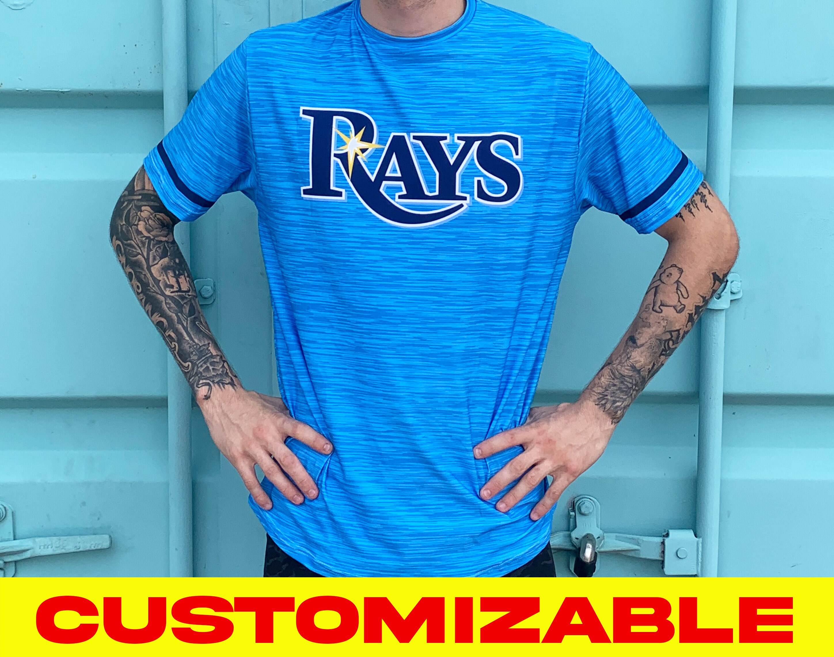 Tampa Bay Rays Jersey Tee Customize Tampa Bay Rays Shirt Etsy