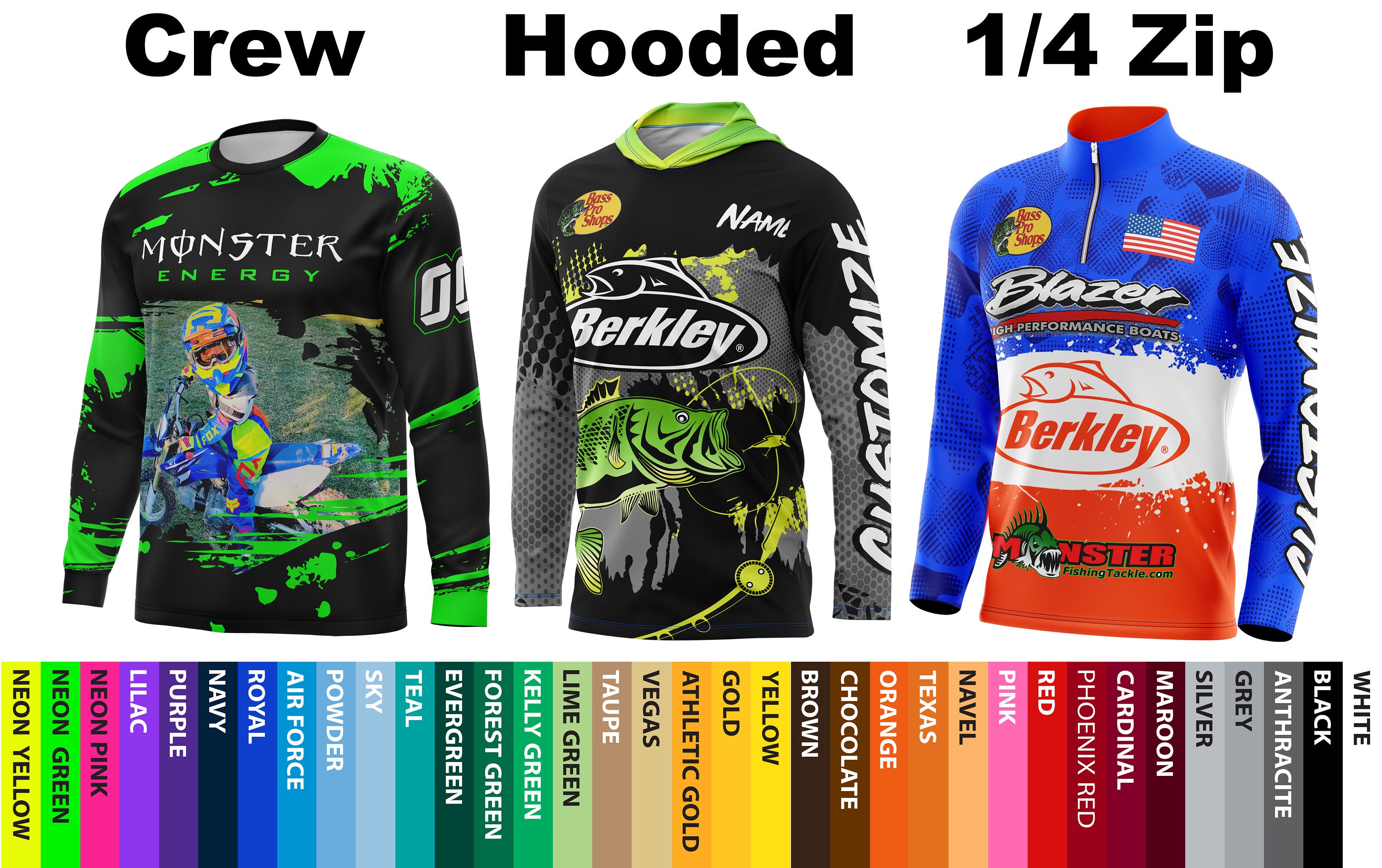 Source youth fishing jersey design,design your own fishing jersey