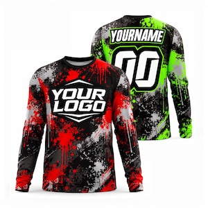Maglia da paintball personalizzata / Maglia da squadra personalizzata con nome, numero e logo / Maglia da speedball personalizzata / Maglia da squadra airsoft / Uomo, ragazzo, bambino