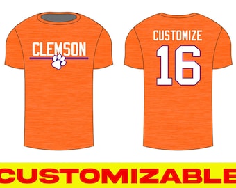 clemson jersey personalized