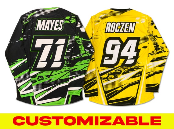 Racing Jersey, Dirt-bike Long Sleeve, Custom Motocross Shirt