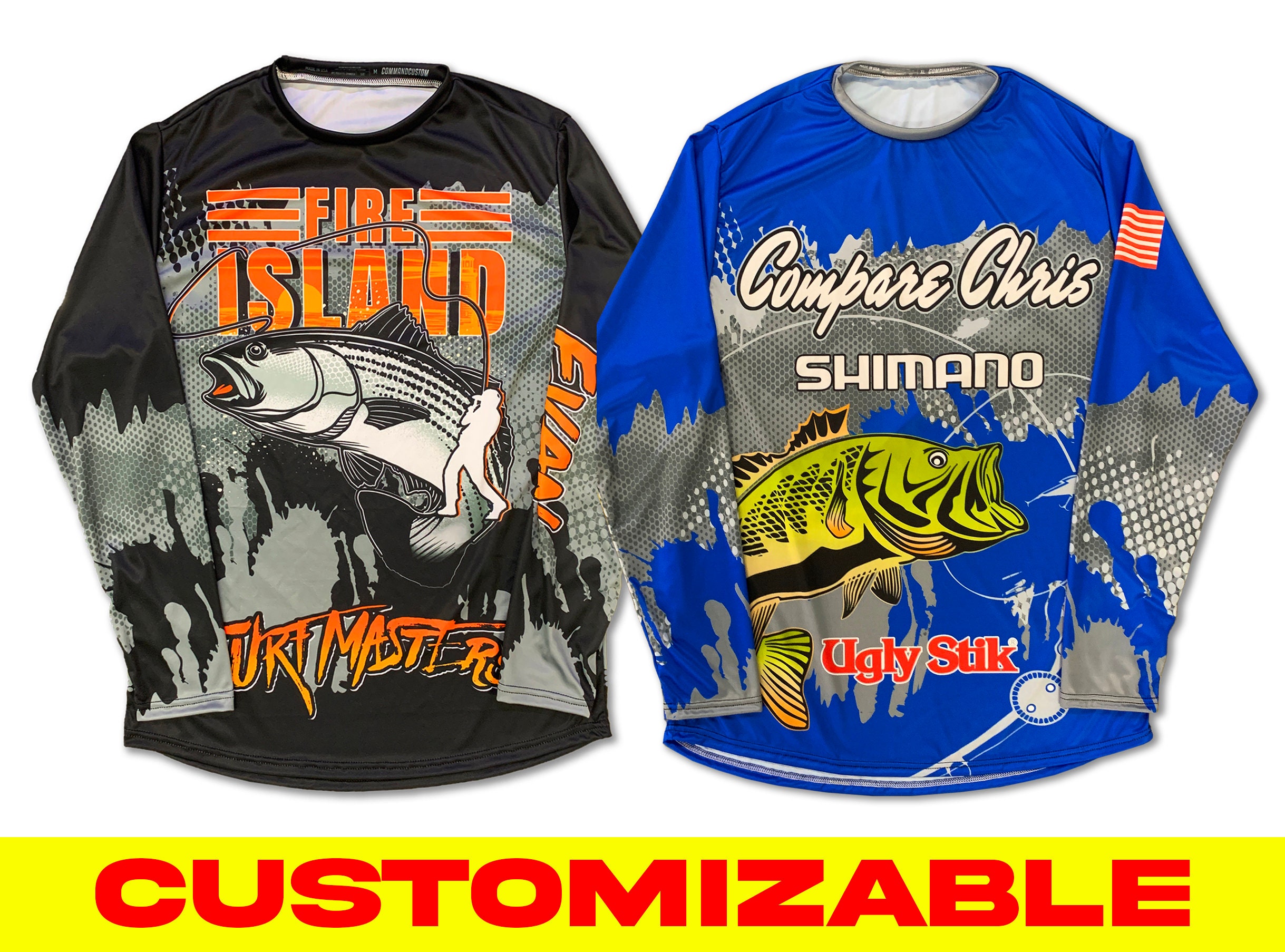 Custom Fishing Shirt, Fishing Jersey, Boat Shirt, Long Sleeve Boating UPF,  Fishing Tournament, Hooded Fishing Shirt Polo 