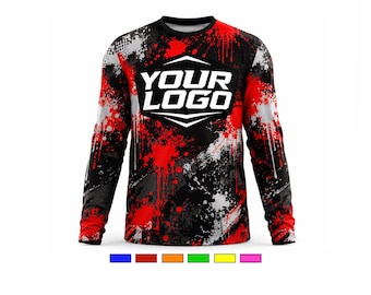 Custom Paintball Jersey | Personalized Speedball Shirt | Name Number Team Logo | Youth & Adult