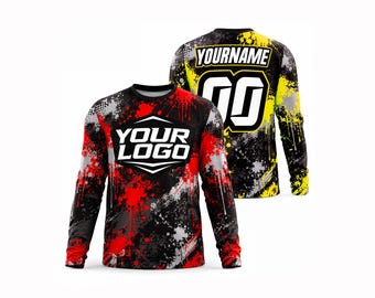 Custom Paintball Jersey | Personalized Team Name Number Logo Speedball (Youth & Adult)